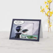 ドラキュラの確実な化粧 カード (黄色い花)