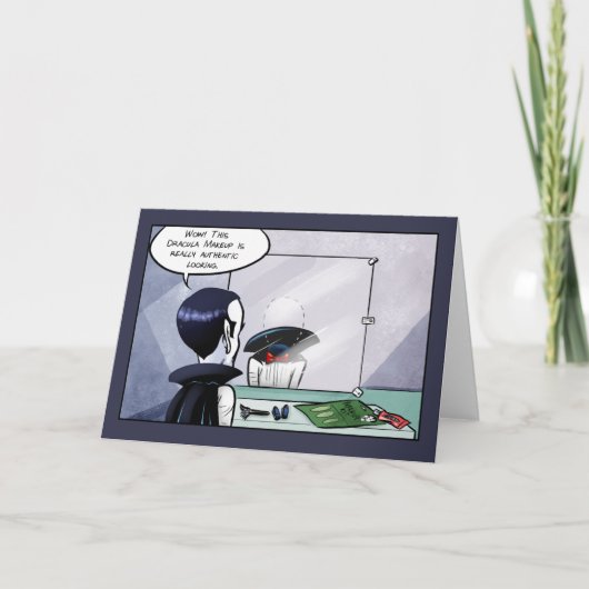 ドラキュラの確実な化粧 カード (正面)