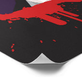 ドラキュラの衣装のチンパンジー ポスター (角)