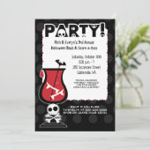 ドラキュラカクテルスカル大人ハローウィンパーティ 招待状 (スタンド正面)