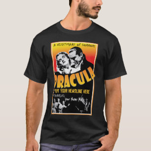 ドラキュラクラシックホラー映画 Tシャツ