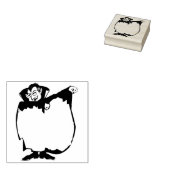 ドラキュラケープシルエ空白のットアートスタンプ ラバースタンプ (押印)