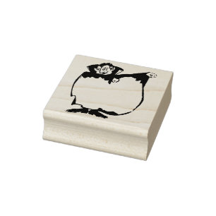 ドラキュラケープシルエ空白のットアートスタンプ ラバースタンプ