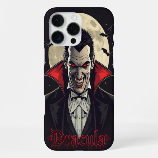 ドラキュラゴシックホラーハロウィーン iPhoneケース (裏面)
