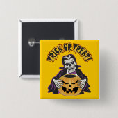 ドラキュラスカル 缶バッジ (正面&裏面)