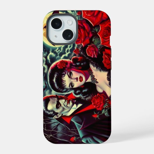 ドラキュラス娘 iPhone 15ケース (裏面)