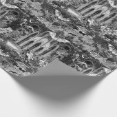 ドラキュラズキャッスルヴァンパイレクリプトゴシックビクトリアン ラッピングペーパー (角)