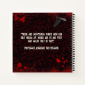 ドラキュラズキャッスル幽霊のよく出るハロウィーンゲストブック ノートブック (裏面)