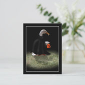 ドラキュラダックのトリックタイムまたはトリートタイム ポストカード (スタンド正面)