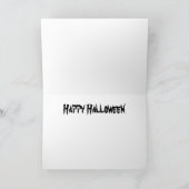 ドラキュラハロウィーンカード カード (内部)