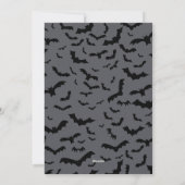 ドラキュラバ不気味ンパイアハロウィングリーティング シーズンカード (裏面)