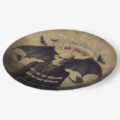 ドラキュラビクトリアンゴシックホラーパーティー ペーパープレート (アングル)