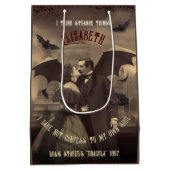 ドラキュラビクトリアン情熱的にゴシック様式のホラーを受け入れる ミディアムペーパーバッグ (裏面)