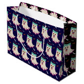 ドラキュラブパターンブラックラージ抱き枕 ラージペーパーバッグ (裏面アングル)