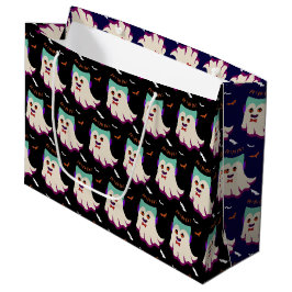 ドラキュラブパターンブラックラージ抱き枕 ラージペーパーバッグ