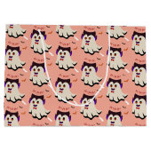 ドラキュラブーパターンバラブドラージ抱き枕 ラージペーパーバッグ (裏面)