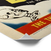 ドラキュラベラルゴシホラー映画1951プリント ポスター (角)