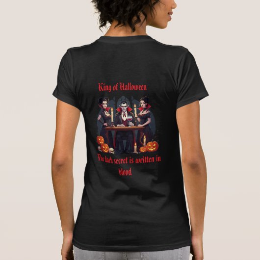 ドラキュラヴァンパイアハロウィンティー🎃👻 Tシャツ (裏面)