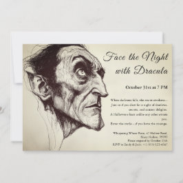 ドラキュラヴァンパイアハローウィンパーティ招待状 招待状