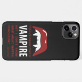 ドラキュラヴァンパイアベラルゴシ引用文 iPhoneケース (裏面横)
