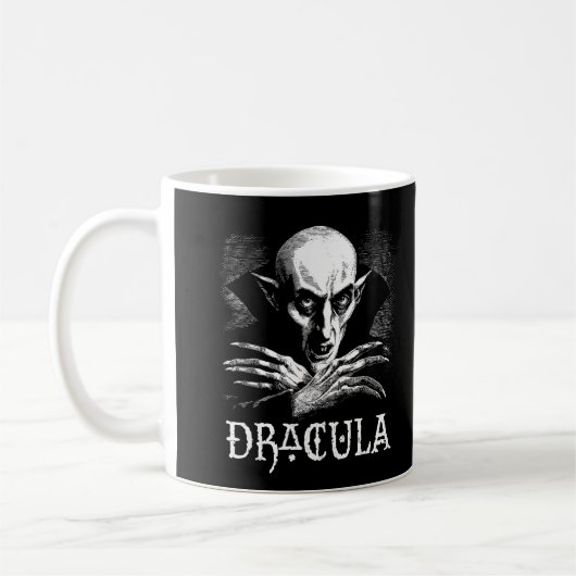 ドラキュラ伯爵 ハロウィン 吸血鬼 コーヒーマグカップ (左)