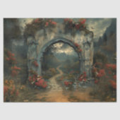 ドラキュラ城ゴシック様式のアーチ 薄葉紙 (正面)