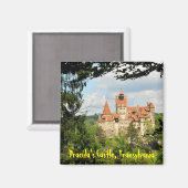 ドラキュラ城（ルーマニア，トランシルヴァニア） マグネット (正面/裏面)