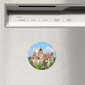 ドラキュラ城（ルーマニア，トランシルヴァニア） マグネット (インサイチュ (食洗機))