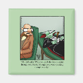 ドラキュラ笑わされるユーモアハロウィンマグネット マグネット (正面)