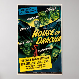 ドラキュラ1945バンパイアヴィンテージポスター ポスター