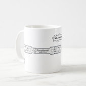 ドラキュラ: いや・・・磁石だけは勘弁 コーヒーマグカップ (正面左)