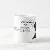 ドラキュラ: いや・・・磁石だけは勘弁 コーヒーマグカップ (中央)