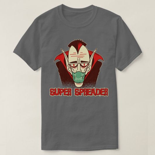 ドラキュラ スーパースプレッダー Tシャツ (デザイン正面)