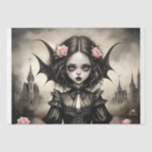 ドラキュラ・デコペのゴシック様式の娘 薄葉紙 (正面)