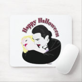 ドラキュラ、ハッピー・ハロウィン マウスパッド (マウス)