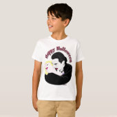 ドラキュラ、ハッピー・ハロウィン Tシャツ (正面フル)