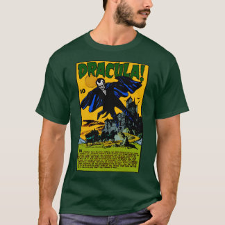 ドラキュラ!ホラーコミックTシャツ Tシャツ