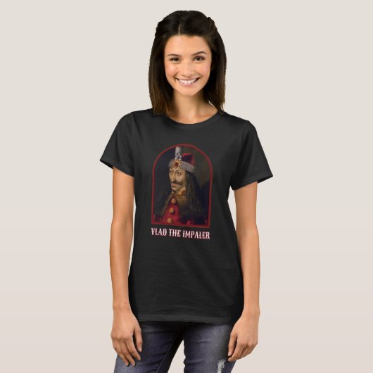 ドラキュラ ヴラド 刺殺王 1 Tシャツ (正面フル)