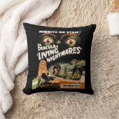 ドラキュラLiving Nightmares -幽霊ショー先生の クッション (ブランケット)