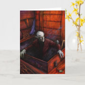 ドラキュラNosferatuの吸血鬼 カード (黄色い花)