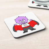 ドラクラ伯爵の服を着たセラトプの恐竜。 コースター (左側)