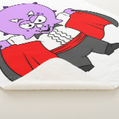 ドラクラ伯爵の服を着たセラトプの恐竜。 シェルパブランケット (3/4)