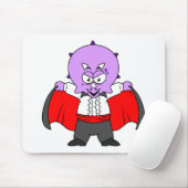 ドラクラ伯爵の服を着たセラトプの恐竜。 マウスパッド (マウス)