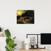 ドラクロワ – ゲツセマネのキリスト ポスター (ホームオフィス)