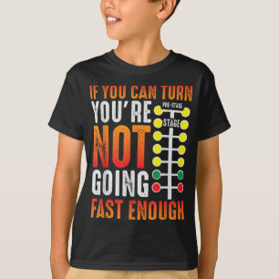ドラグスターことわざレースカードライバースキルドラッグレース Tシャツ