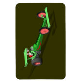 ドラグスターを運転するサンタクロース マグネット (縦)