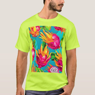 ドラグーン鮮やかフルーツ柄 Tシャツ