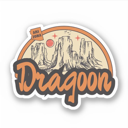 ドラグーン, アリゾナ州 シール (正面)