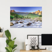 ドラケンズバーグの円形劇場とトゥジェラ川 ポスター (ホームオフィス)