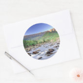 ドラケンズバーグの円形劇場とトゥジェラ川 ラウンドシール (封筒)